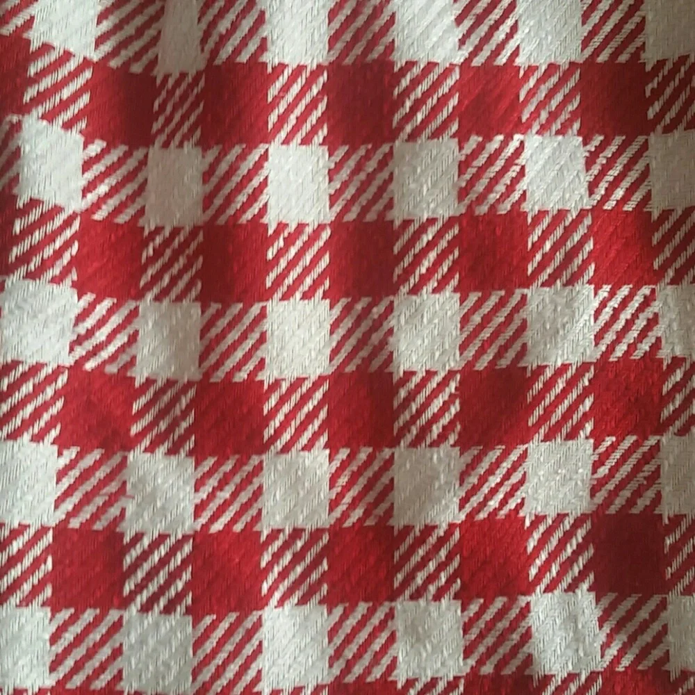 Vintage 80's red and white gingham skirt - Picture 6 of 8